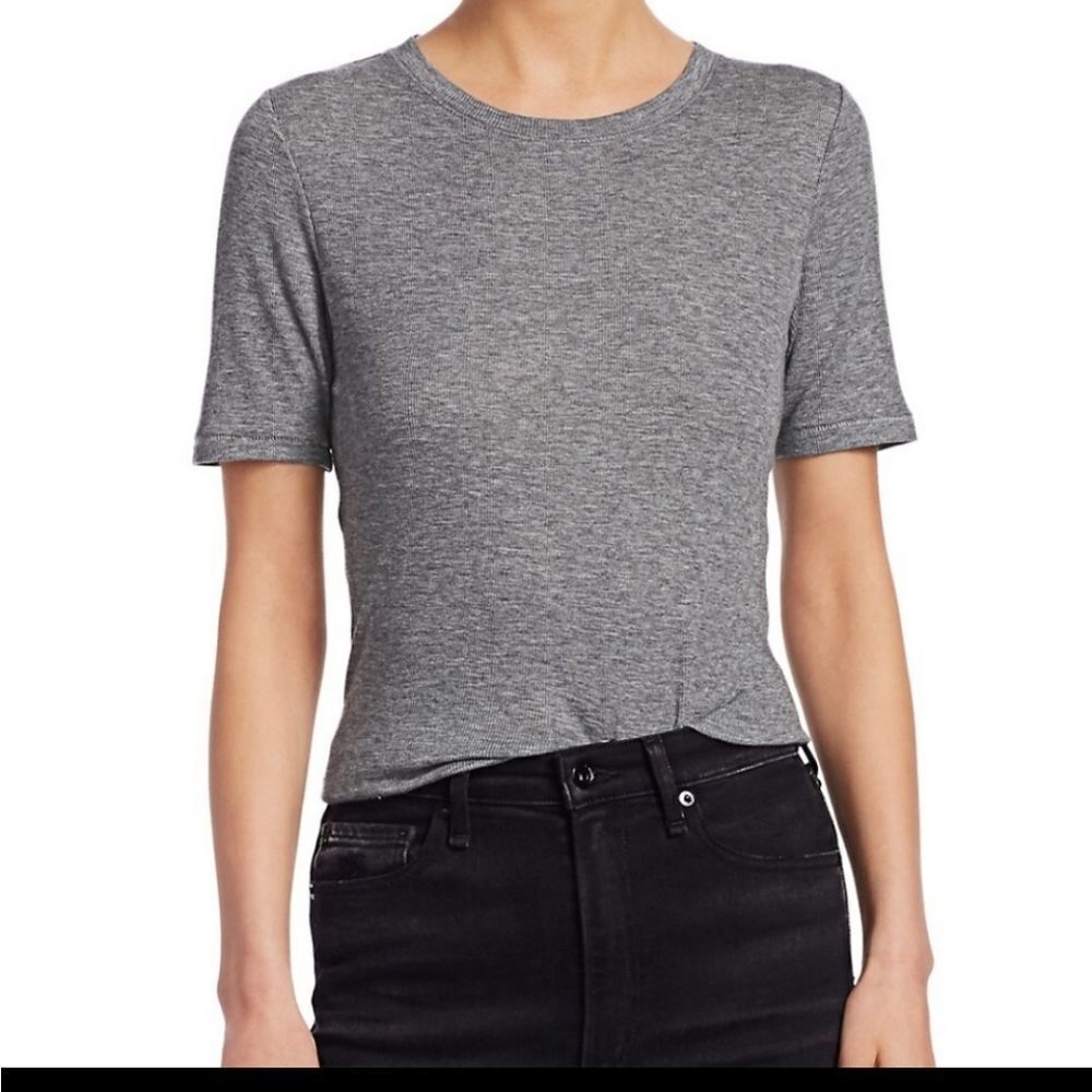 NWT Rag & Bone The Rib Slim Tee - Picture 4 of 8